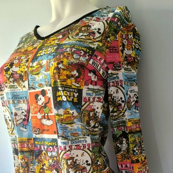 Humble Disney Mickey Mouse Long Sleeve Top Size S - M - Picture 1 of 10